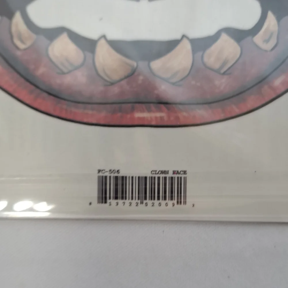 Clown Face Temporary Tattoo Kit